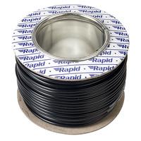 Rapid GW010605 Extra Flexible Wire Black 25m