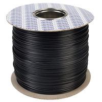 Rapid GW012280 500m Reel Black 16/0.2mm Wire