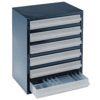 raaco 137591 6 3 6 drawer 250 series storage cabinet