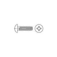 Raised head self-tapping screw 2.9 mm 9.5 mm Phillips DIN 7981 Steel zinc galvanized 100 pc(s) TOOLCRAFT 145065