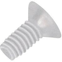 Raised head countersunk screws M2.5 10 mm Phillips DIN 966 PVC, Polyamide 10 pc(s) TOOLCRAFT 839984