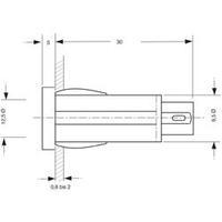 RAFI 1.69.507.117/1301 Signal Light With Lamp - Red