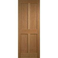 raby 4 panel oak veneer interior door 78in x 27in x 35mm 1981 x 686mm