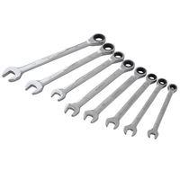 Ratchet Spanner Set of 8 Metric 8 to 19mm