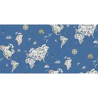 Ralph Lauren Wallpapers Expedition Novelty Map, LWP62185W