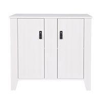 raf 2 door cabinet in white