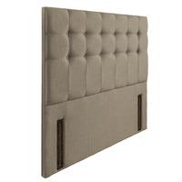 Ravello Floorstanding Upholstered Headboard Fudge Single