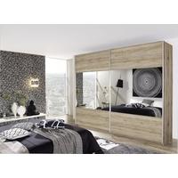 Rauch Beluga Base Sliding Wardrobe - Front with Mirror Decor