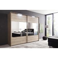 rauch zenaya sliding wardrobe with wood decor front