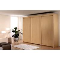 rauch imperial sliding wardrobe front with wooden decor