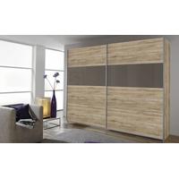 Rauch Quadra Extra Sliding Wardrobe - Front Wood Decor and Application High Polish