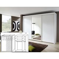 Rauch Imperial Alpine White 2 Door Sliding Wardrobe with 1 Mirror - W 150cm H 223cm (In Stock)