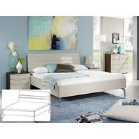 Rauch Zenaya White High Gloss Double Bed - 140cm x 190cm (In Stock)