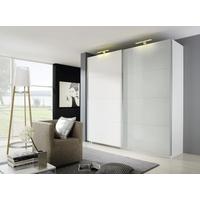 Rauch Beluga Plus Sliding Wardrobe with Front Matt Glass Overlay