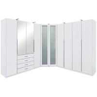 Rauch Elan B Folding and Hinged Door Wardrobe - Glass Framed Doors with Panorama Appearance and Starter Units