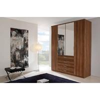 Rauch Elan A Folding and Hinged Door Wardrobe - Mirrored Doors with Panorama Appearance and Starter Units