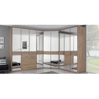 Rauch Elan D Folding Door Wardrobe - Horizontal Decor Overlay with Starter Units and Extension Units