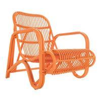 Rattan Chair, Orange