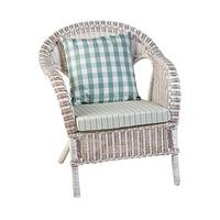 Rattan Jasper Chair in White