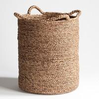 Raga Round Woven Basket, Height 55cm