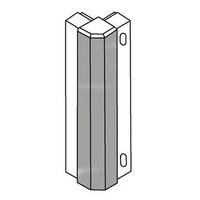 rail protection 90 degree mid grey external crnr w125mm