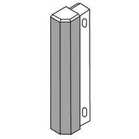 RAIL-PROTECTION STOP ENDS W:125mm MID GREY