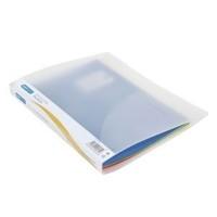 rapesco 2 ring binder 25mm clear pack of 10