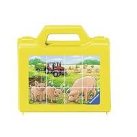 ravensburger childrens puzzle cubes 07471 farm animals 12 cubes