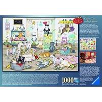 ravensburger crazy cats in the playroom 1000pc jigsaw puzzle