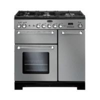 Rangemaster Kitchener 90 Dual Fuel Stainless Steel