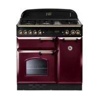 Rangemaster Classic 90 Natural Gas Cranberry/Brass