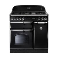 Rangemaster Classic 90 Dual Fuel Black/Chrome