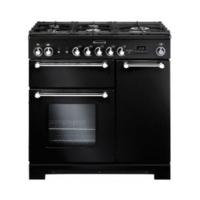 Rangemaster Kitchener 90 Dual Fuel Black