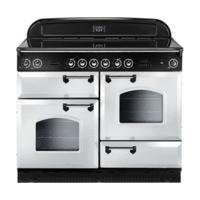 Rangemaster Classic 110 Dual Fuel White/Chrome