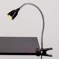 rabea led clip on light in black