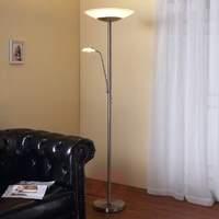 ragna led floor lamp w integrated reading lamp