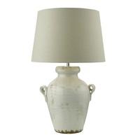 RAV4233 Ravenna Table Lamp With Natural Linen Fabric Shade