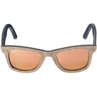 ray ban original wayfarer denim rb 2140 1193z2 beige on blue jeansgold ...