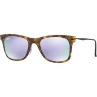 Ray-Ban Wayfarer Light Ray RB4210 62444V (havana/purple mirrored)