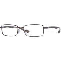 ray ban rx6286 2758 dark matte brown