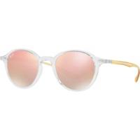 Ray-Ban Round Liteforce RB4237 62887Y (transparent-yellow/copper gradient flash)