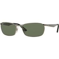 ray ban rb3534 004 gunmetalgreen classic g 15