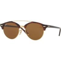 ray ban clubround double bridge rb4346 99033 havanabrown classic b 15