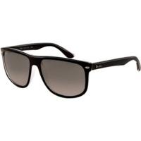 ray ban rb4147 603971 black on crystalgrey gradient