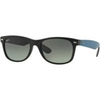 Ray-Ban New Wayfarer RB2132 618371 (matte black grey/gradient dark grey)