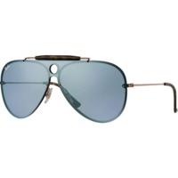 Ray-Ban Blaze Shooter RB3581N 90351U (bronze-copper/dark violet-silver mirror)