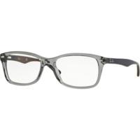 Ray-Ban RX5228 5546 (grey transparent/blue on green-brown)