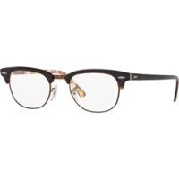 Ray-Ban Clubmaster RX5154 5650 (dark brown on olive/cream)
