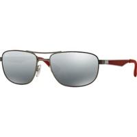 Ray-Ban RB3528 029/88 (gunmetal/grey gradient mirrored)