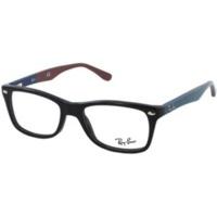 Ray-Ban RX5228 5544 (black/turquoise on brown-blue)